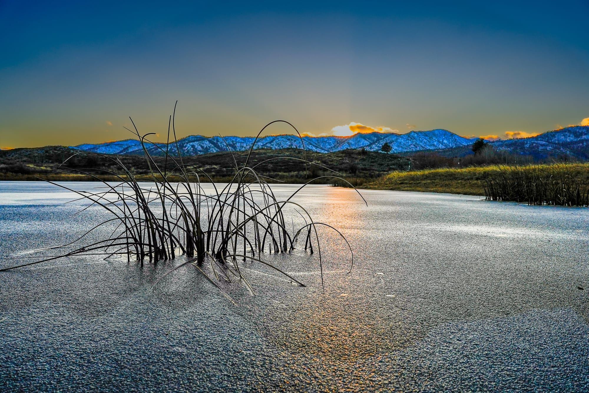 frozen lake