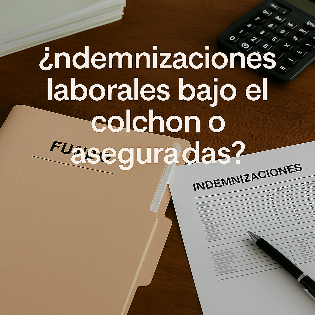 ¿Indemnizaciones laborales bajo el colchón o aseguradas?