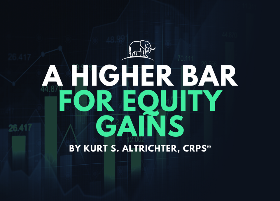 Market Outlook for 2025: A Higher Bar for Equity Gains