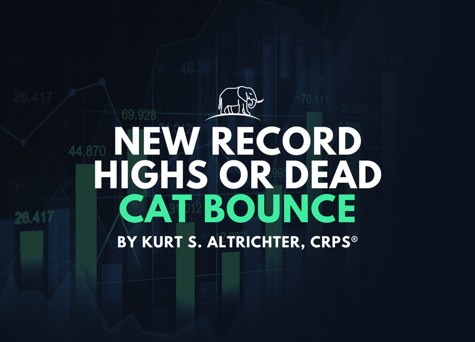 New Record Highs or Dead Cat Bounce