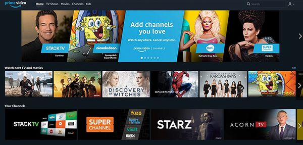 amazon channels canada