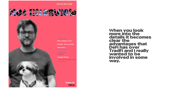 Mihai Cosma: Not Interview