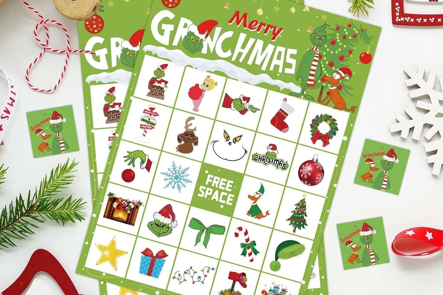Grinch-themed Bingo