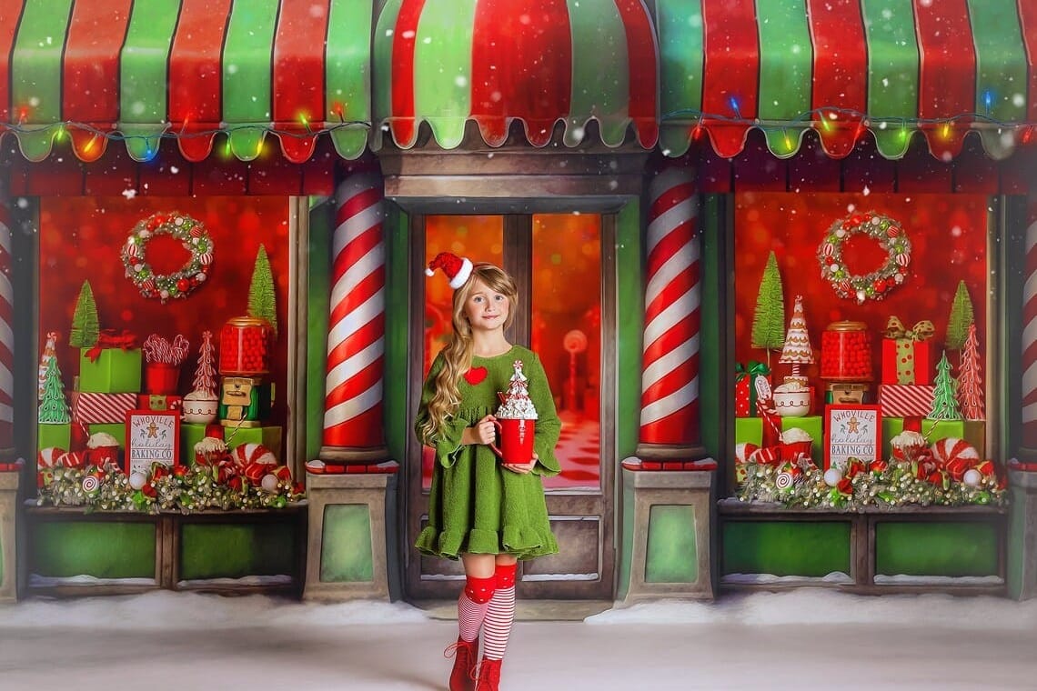 Whoville-inspired backdrop