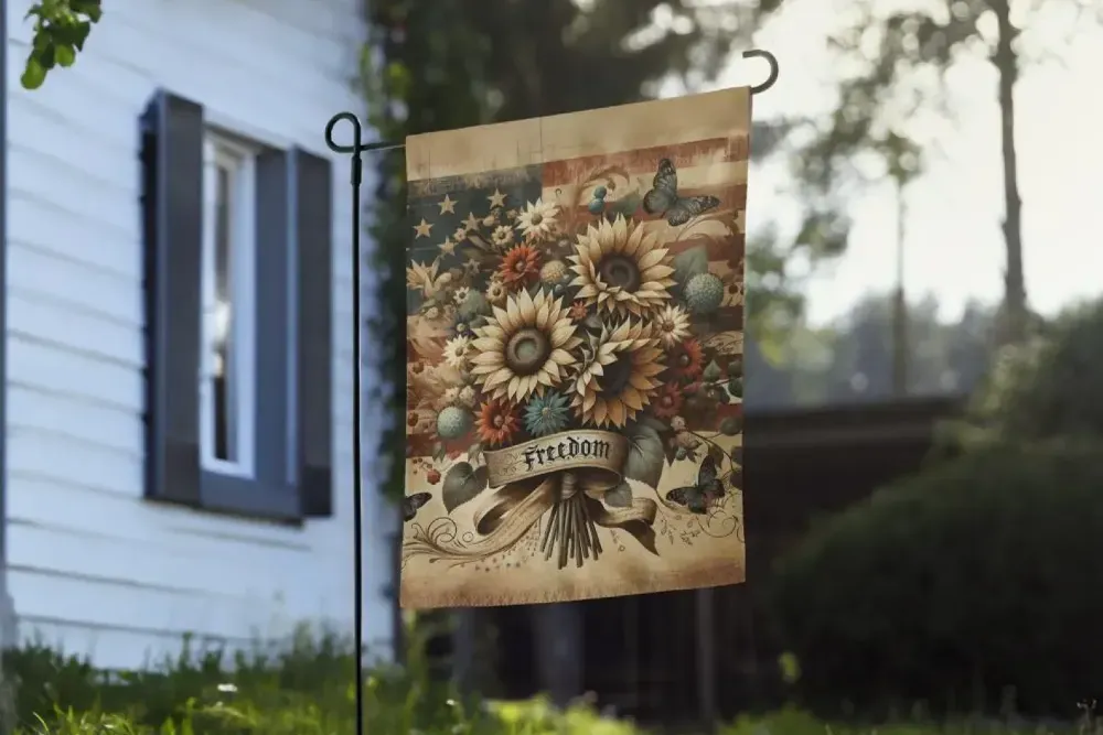 independence day garden flags to cart add frequently bought memorial day or 4th of july decorations