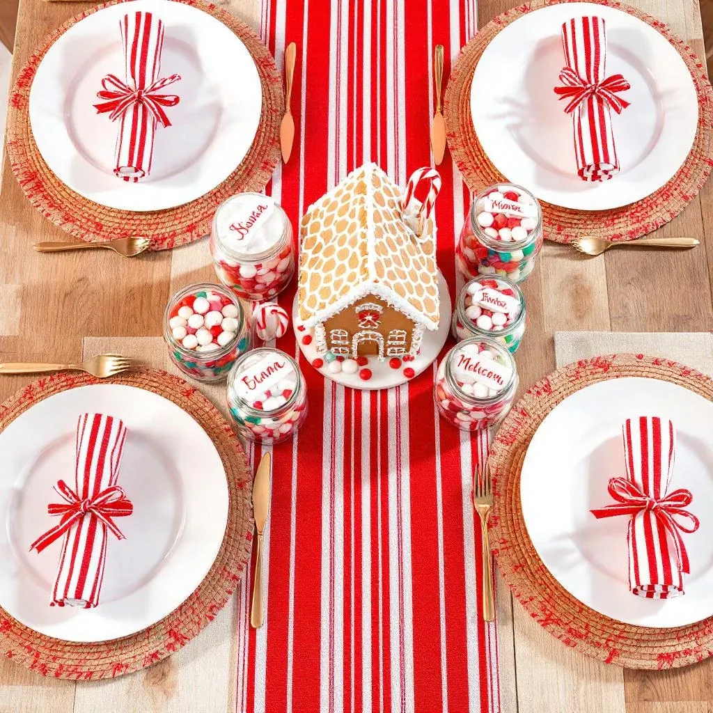 The Playful Peppermint & Gingerbread Table