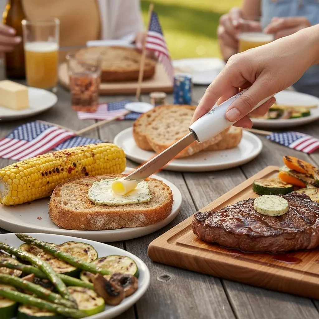 How a heated butter knife elevates your 4th of July BBQ foods 