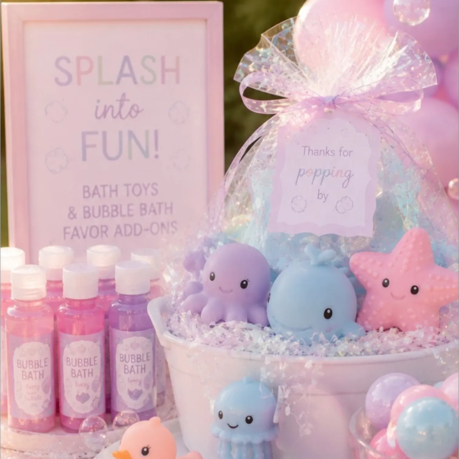 What to Add to Bubble Favor Bags