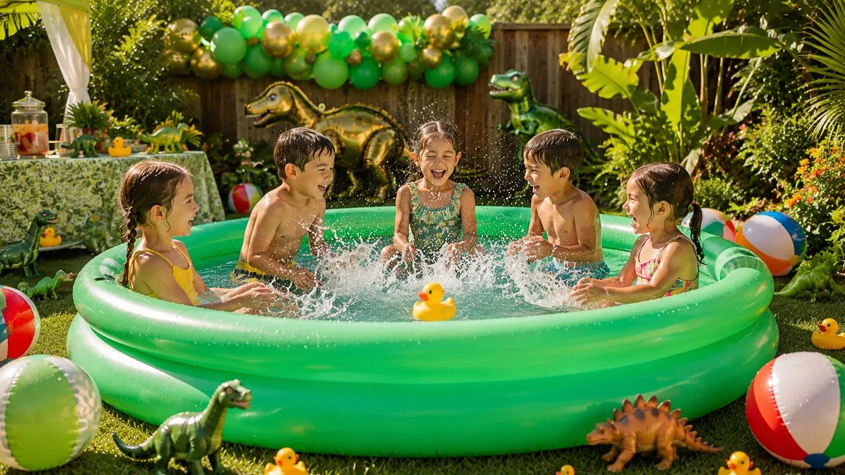 Dinosaur Water Safety & Setup (Before Any RAWR-ers Get Wet)