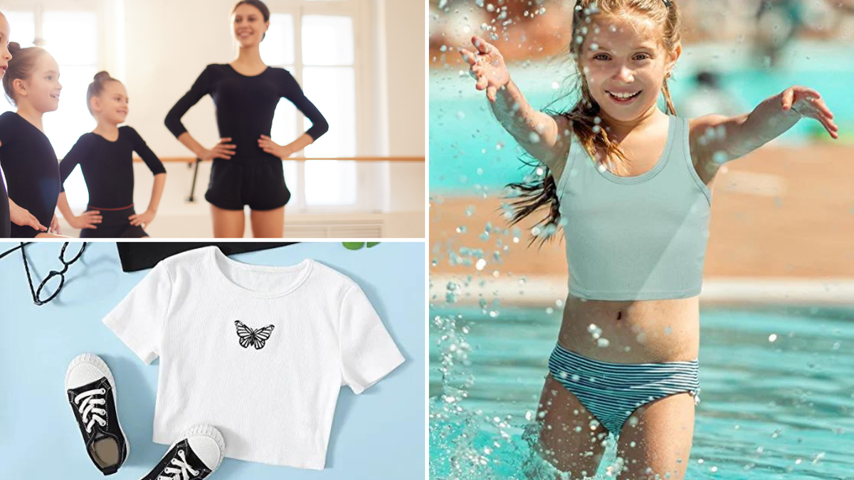 kids crop tops