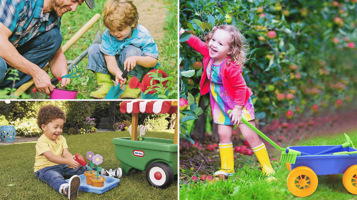 kids wheelbarrow