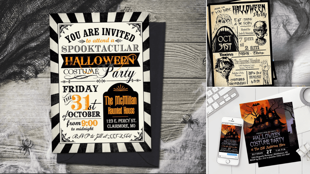 Halloween Party Invitations