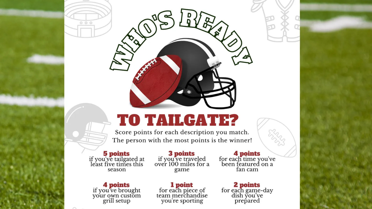🏈 Who’s Ready to Tailgate? – Printable Football Party Game