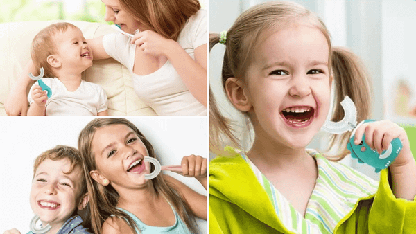 u shaped toothbrush for kids