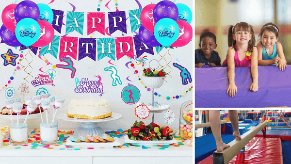 gymnastics birthday party