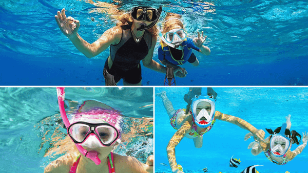kids snorkel set