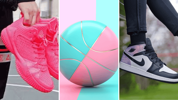 Pink Basketball Shoes