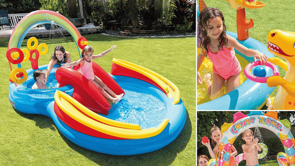 Kiddie Pool With Slide