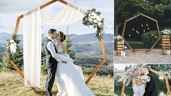 Hexagon Wedding Arch