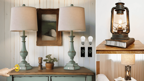 rustic table lamp
