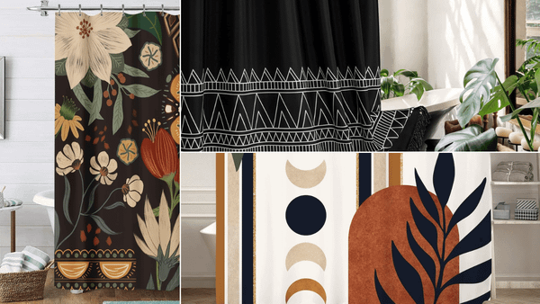 boho shower curtains