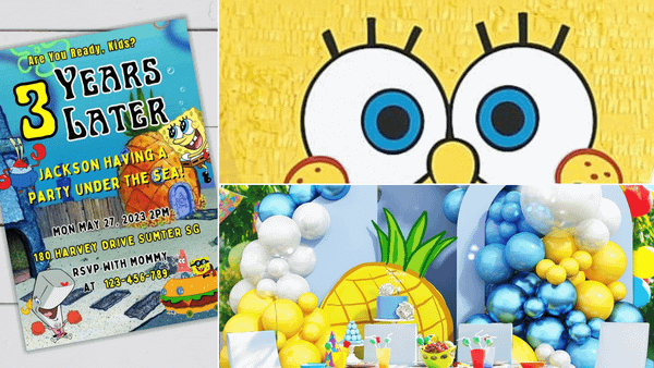 spongebob squarepants party decorations