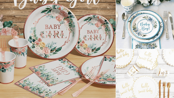 Baby Shower Plates