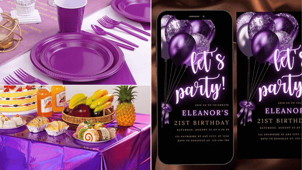 Purple Party Decorations