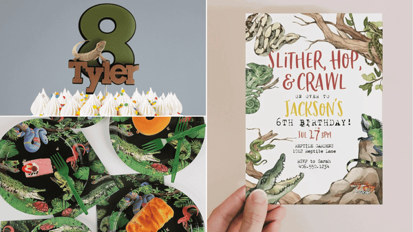 Reptile Birthday Party