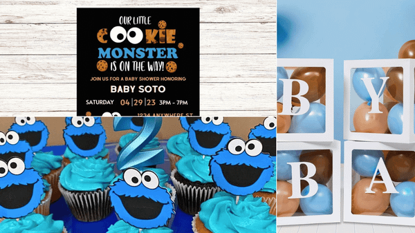 Cookie Monster Baby Shower 