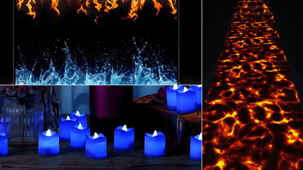 fire & ice theme party