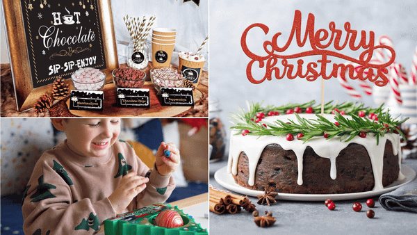 Christmas-Themed Birthday Party