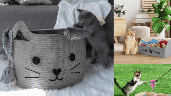 cat toy baskets