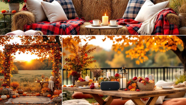 How to Host a Cozy Outdoor Party This Fall
