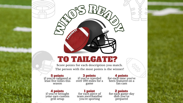 🏈 Who’s Ready to Tailgate? – Printable Football Party Game