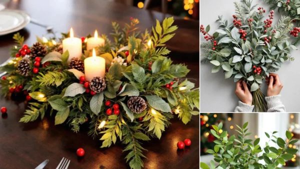Christmas Greenery Stems