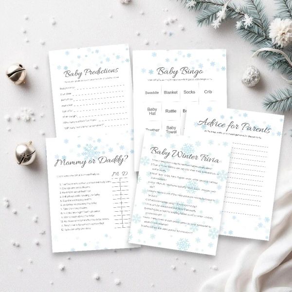 Winter Wonderland Baby Shower Games