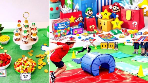 Mario Game Night Birthday Party