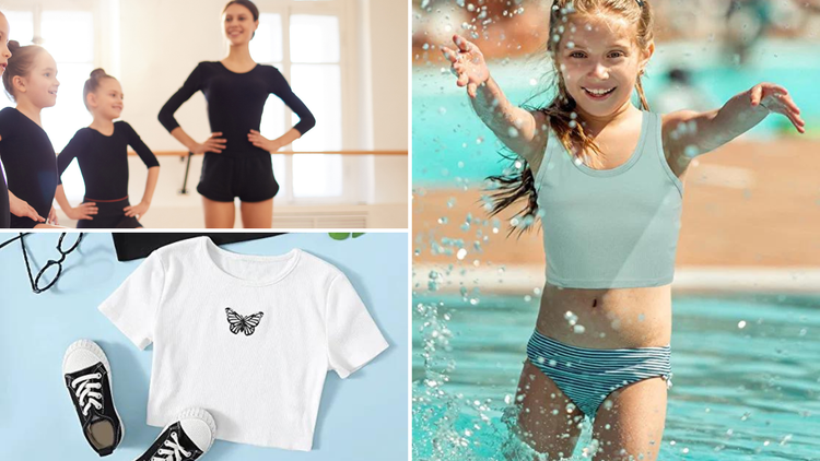 kids crop tops