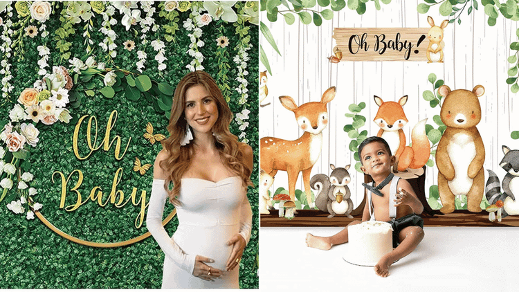 baby shower backdrop 