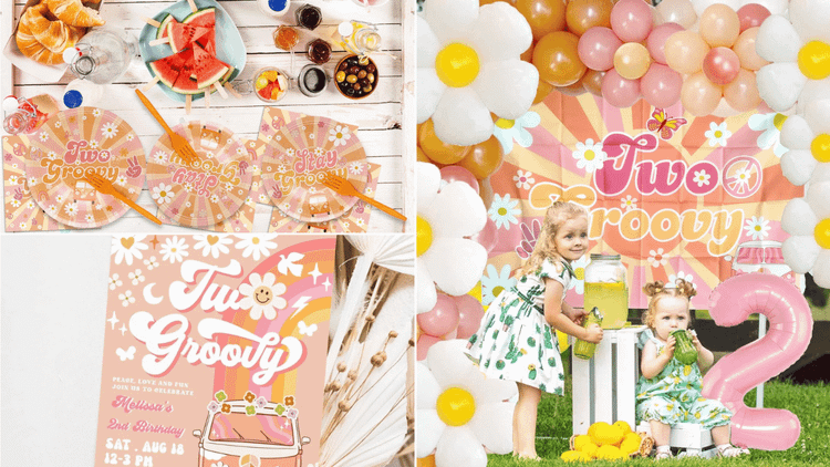 Two Groovy Party Decorations