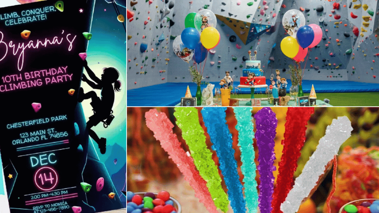 Climbing Birthday Party