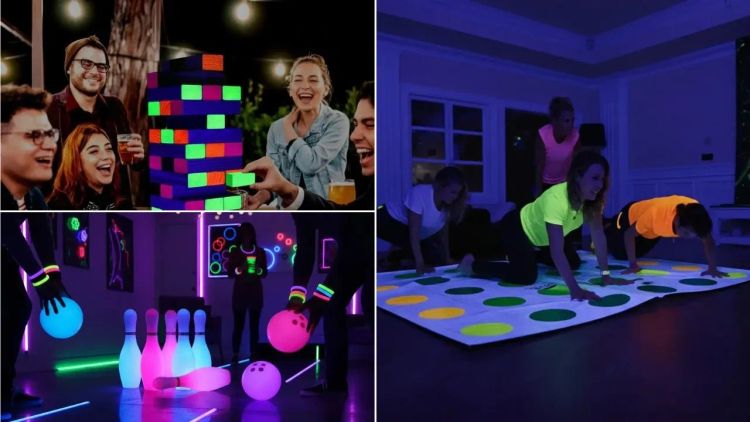 13 Blacklight Party Games for a Fun Glow Party✨