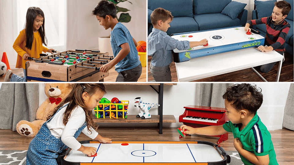 air hockey table for kids