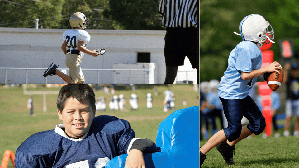 youth football pads