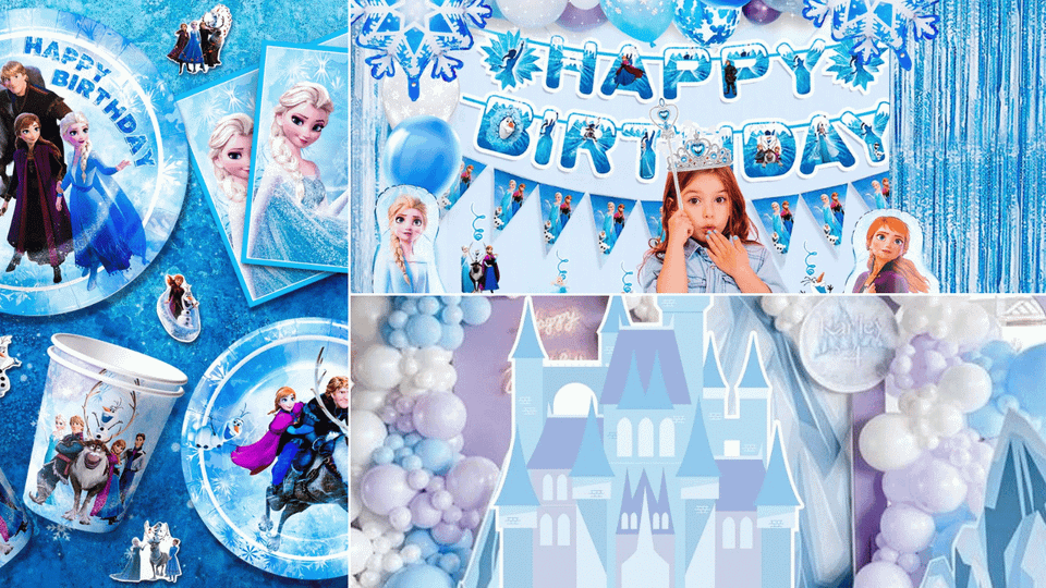 frozen party supplies