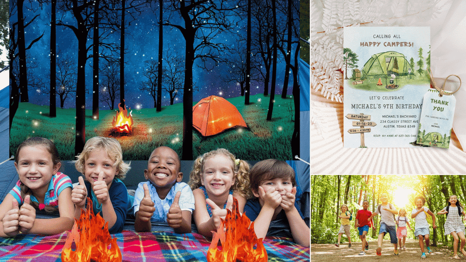 Camping Themed Birthday Party