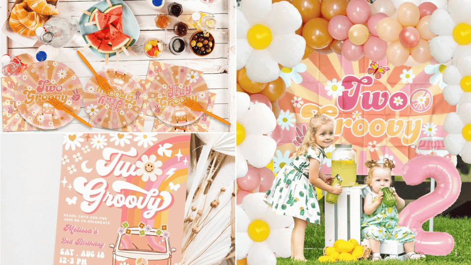 Two Groovy Party Decorations