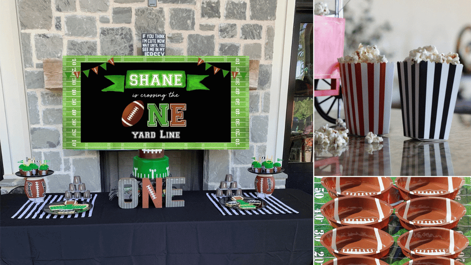 football party supplies