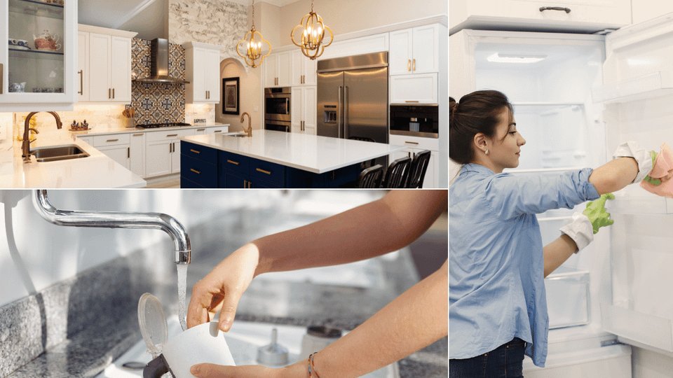 deep clean kitchen